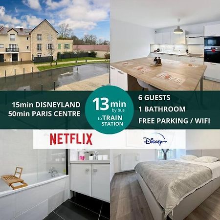 Le Cosy Villeneuve - Appartement Cosy Pour 6 A Disneyland Paris Exteriér fotografie